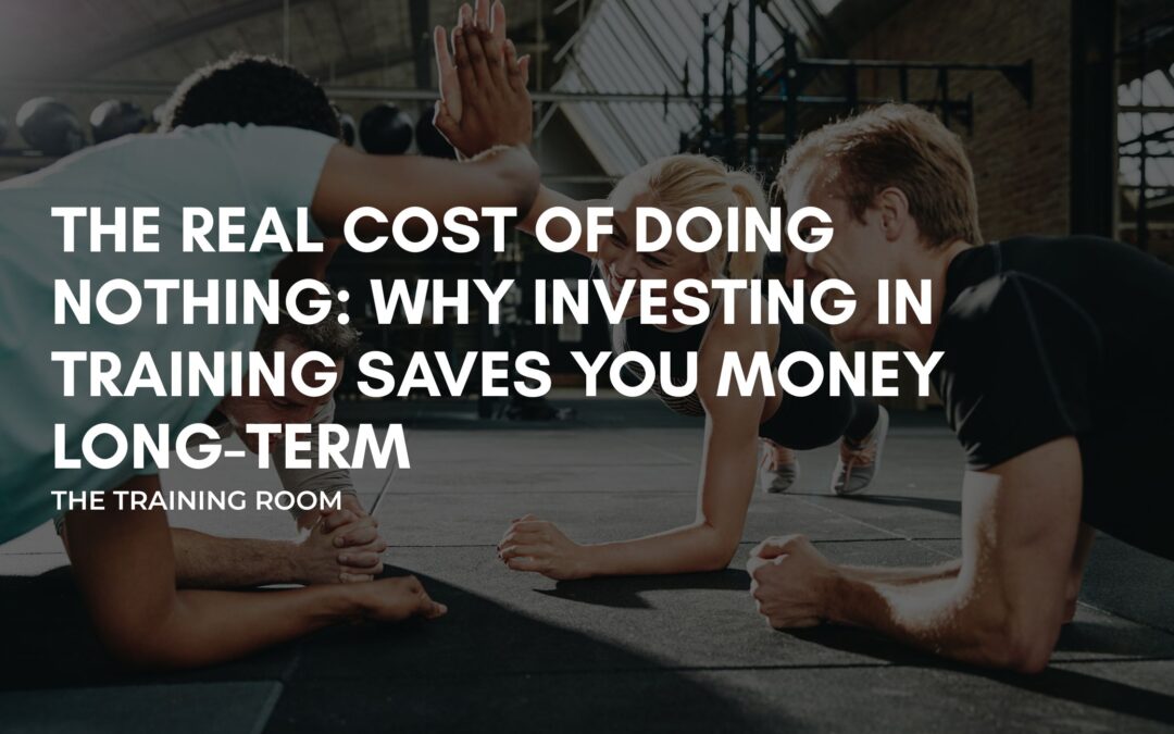 Personal trainer working with client in Westerville Ohio gym focused on long-term health